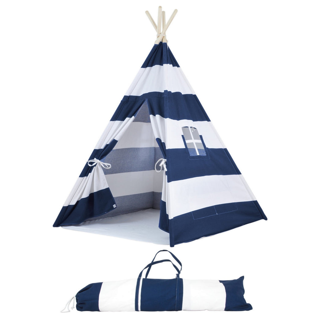 Natural Cotton Canvas Teepee Tent for Kids Y369