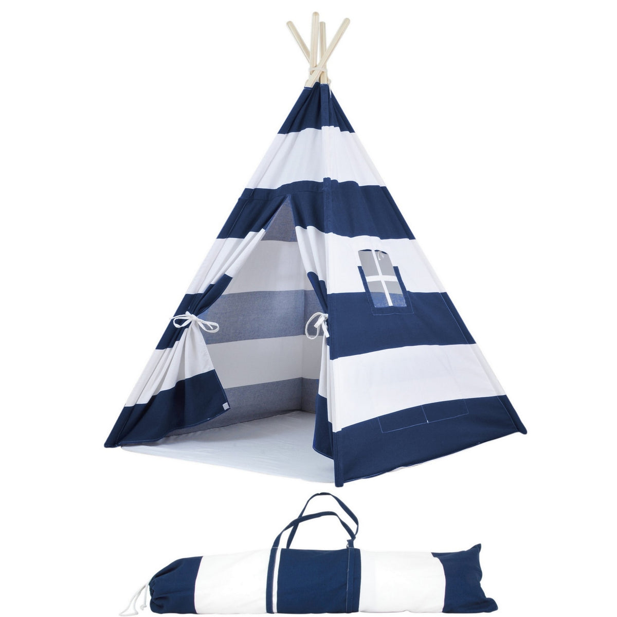 Natural Cotton Canvas Teepee Tent for Kids Y369