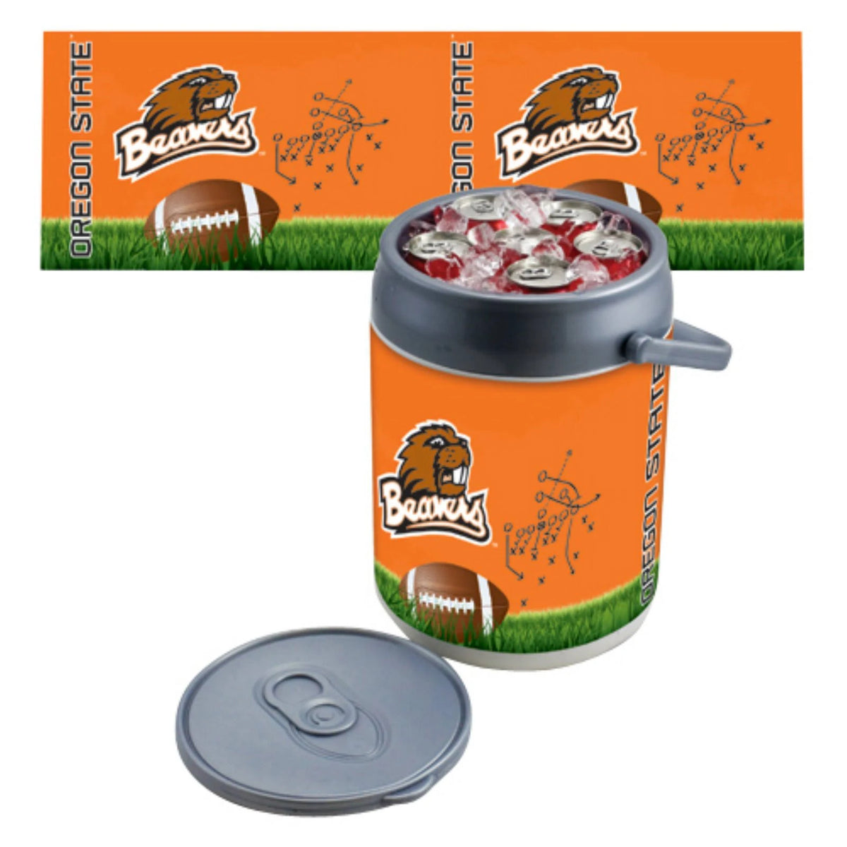 Grey Can Cooler K397