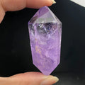 Amethyst Rough Stone Natural Quartz Crystal Wand Point Polished Healing Stones N355