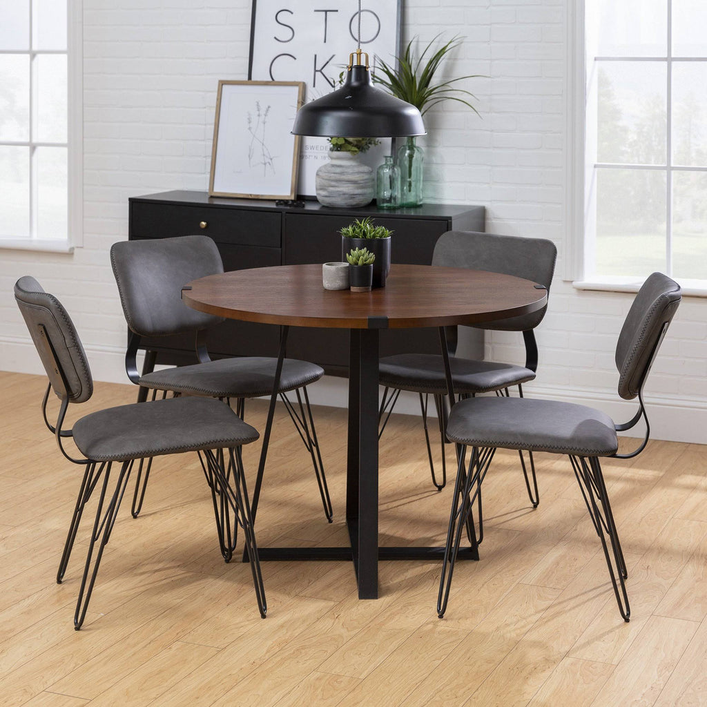 5-Piece Metal Wrap Dining Set D3633