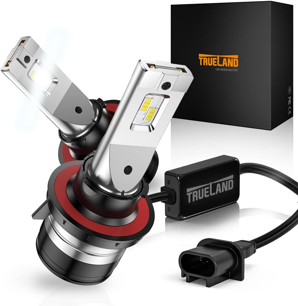 LED Headlight Bulbs, 120W 20000 LM 6500K Cool White, Pack of 2 J588