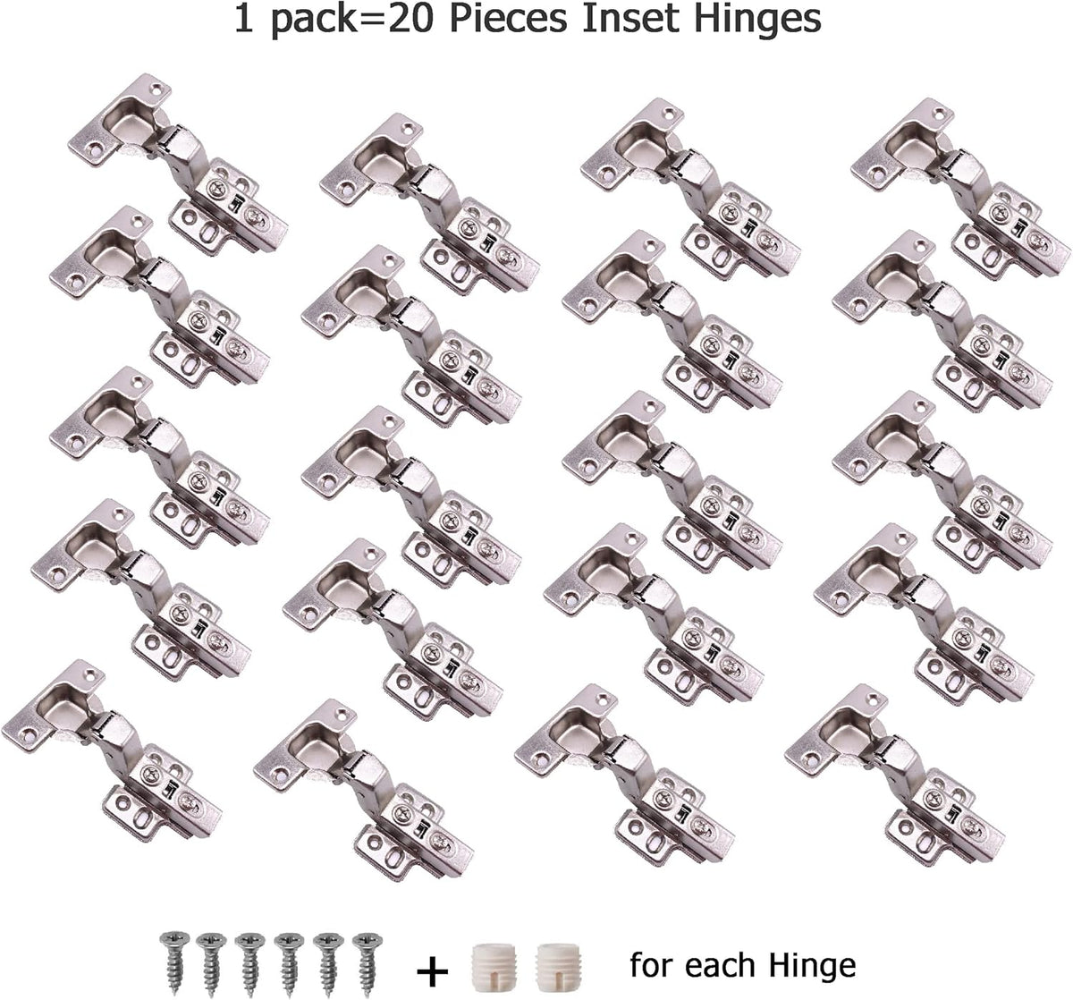110 Degree Soft Close Cabinet Hinges 20 Pieces A29867