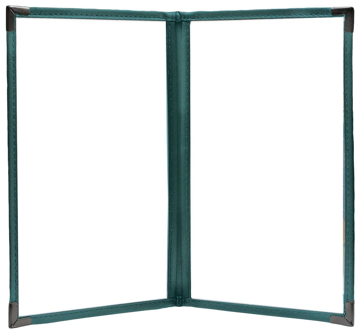 Green Double Pocket Cafe Menu Cover, 8½x11, Pkg of 10 B5856