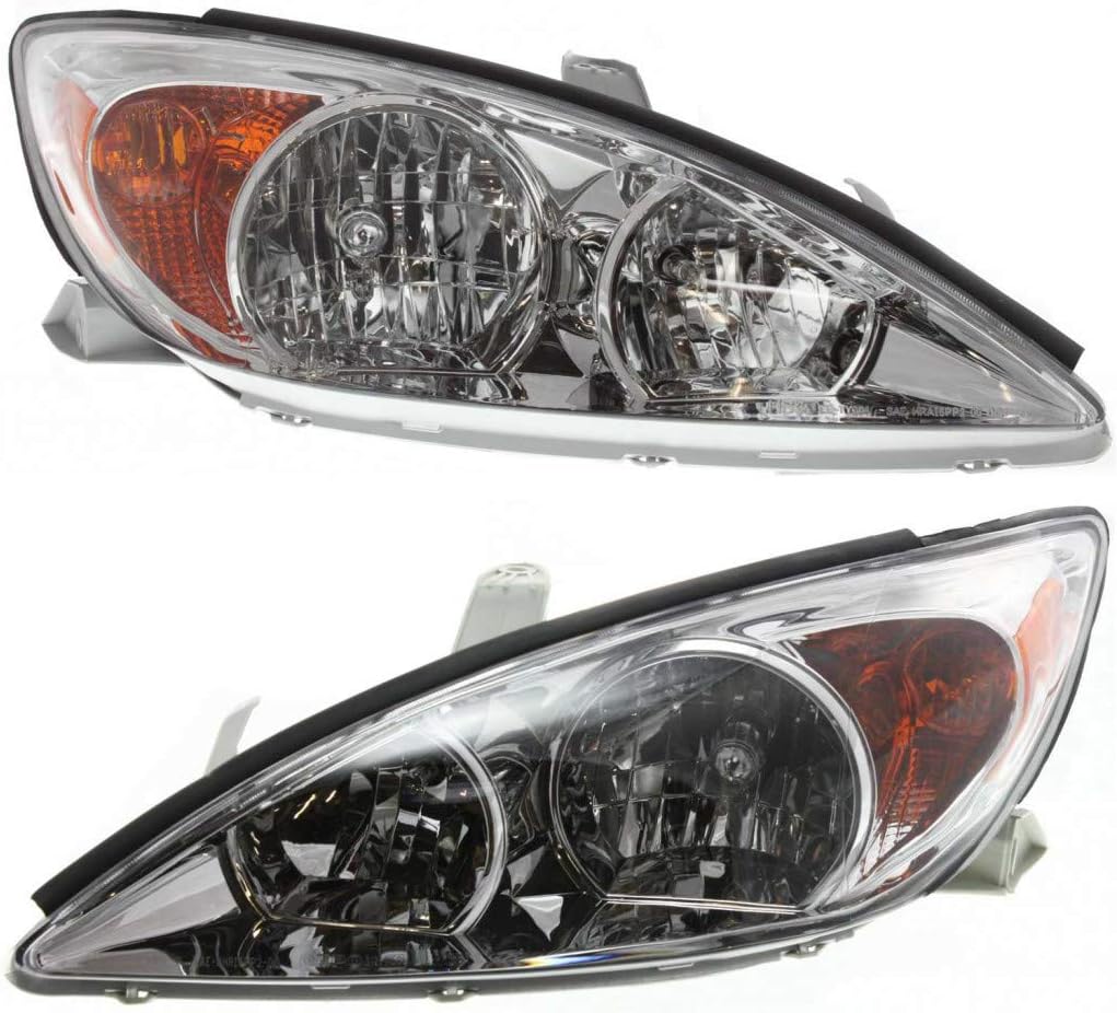 Toyota Camry Headlight Assembly 2002 2003 2004 Driver Side Halogen F103