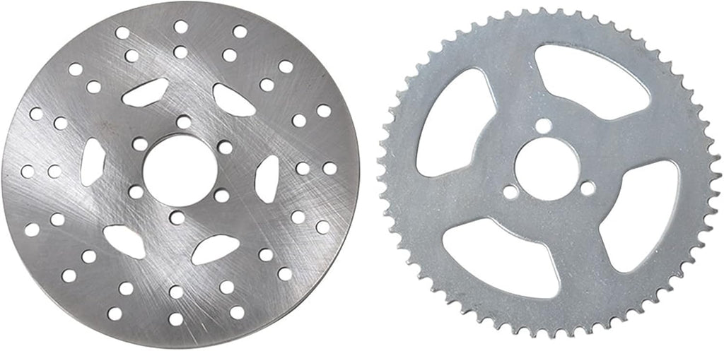 Go Kart Rear Axle Kit with Brake Hub Disc Rotor and Chain Sprocket O695763