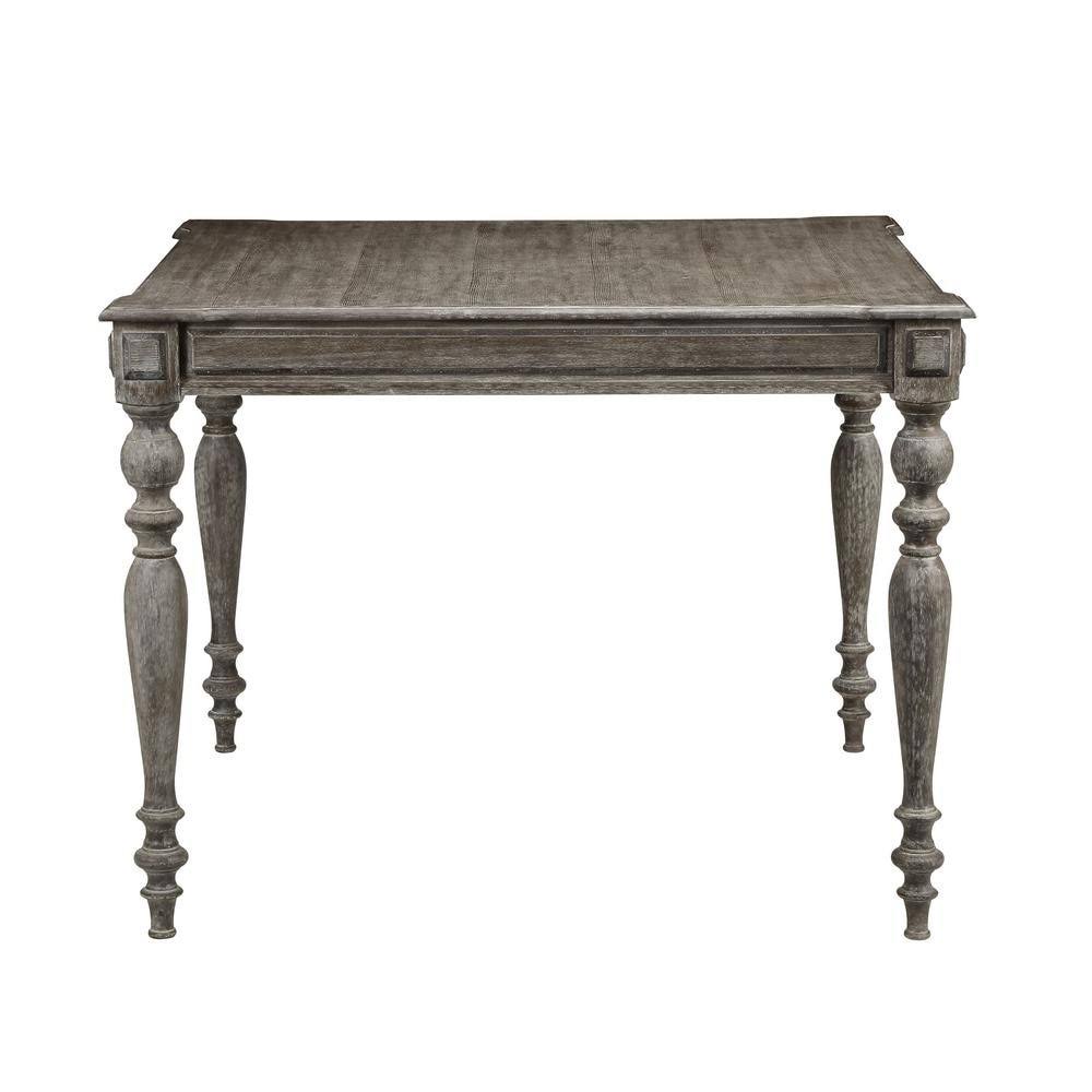 Gray Wooden Counter Height Table V71957