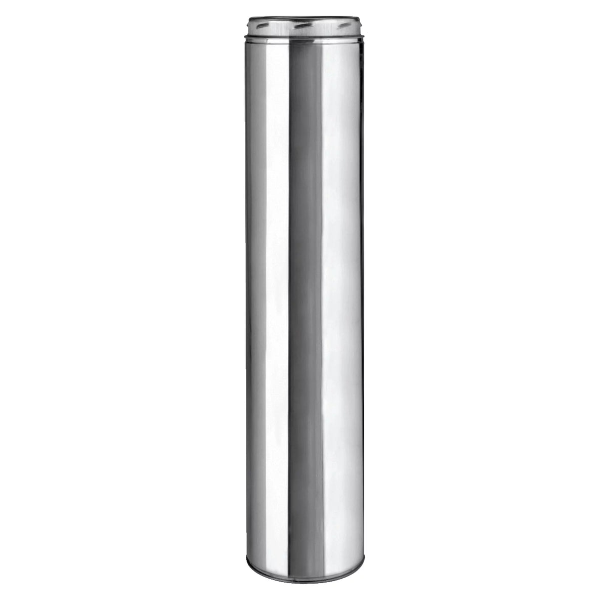8 in. D X 36 in. L Stainless Steel Chimney Pipe Q5142