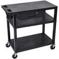 Presentation Cart 3 Shelves with Drawer F7869