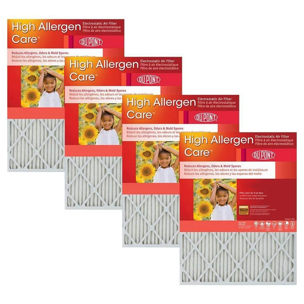 14x14x1 Electrostatic Air Filter 4 Pack H150942
