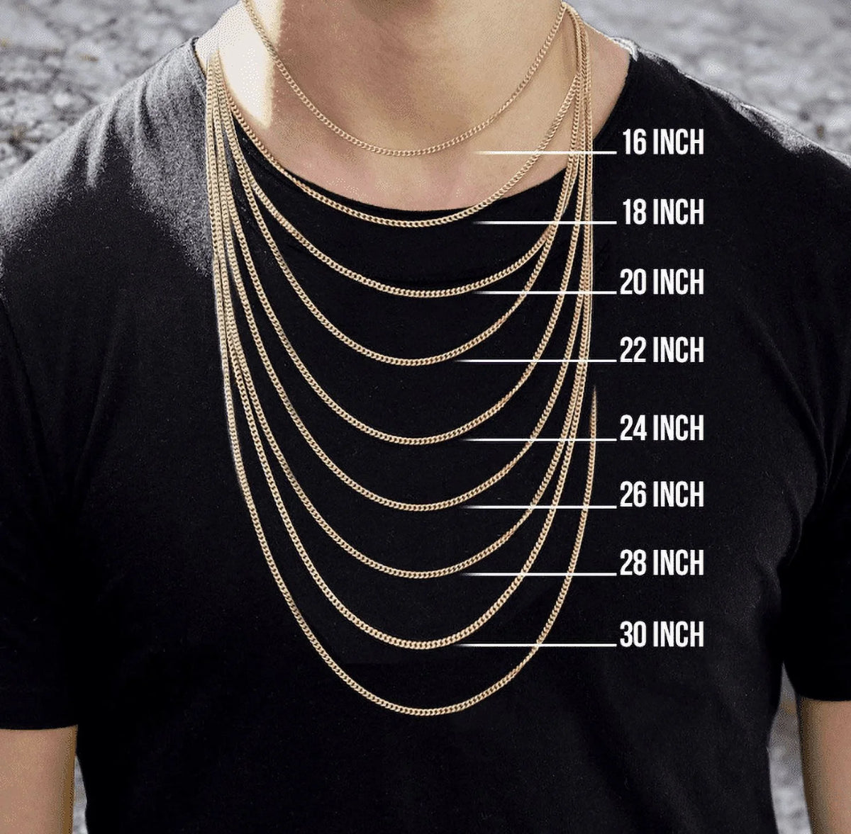 14K Yellow Gold 8MM Solid Cuban Curb Link Chain Necklaces Z145