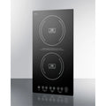 12" Wide 230V 2-Burner Induction Cooktop G130
