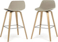 Bentwood Counter Height Stool Set Of 2 Light Wood H286
