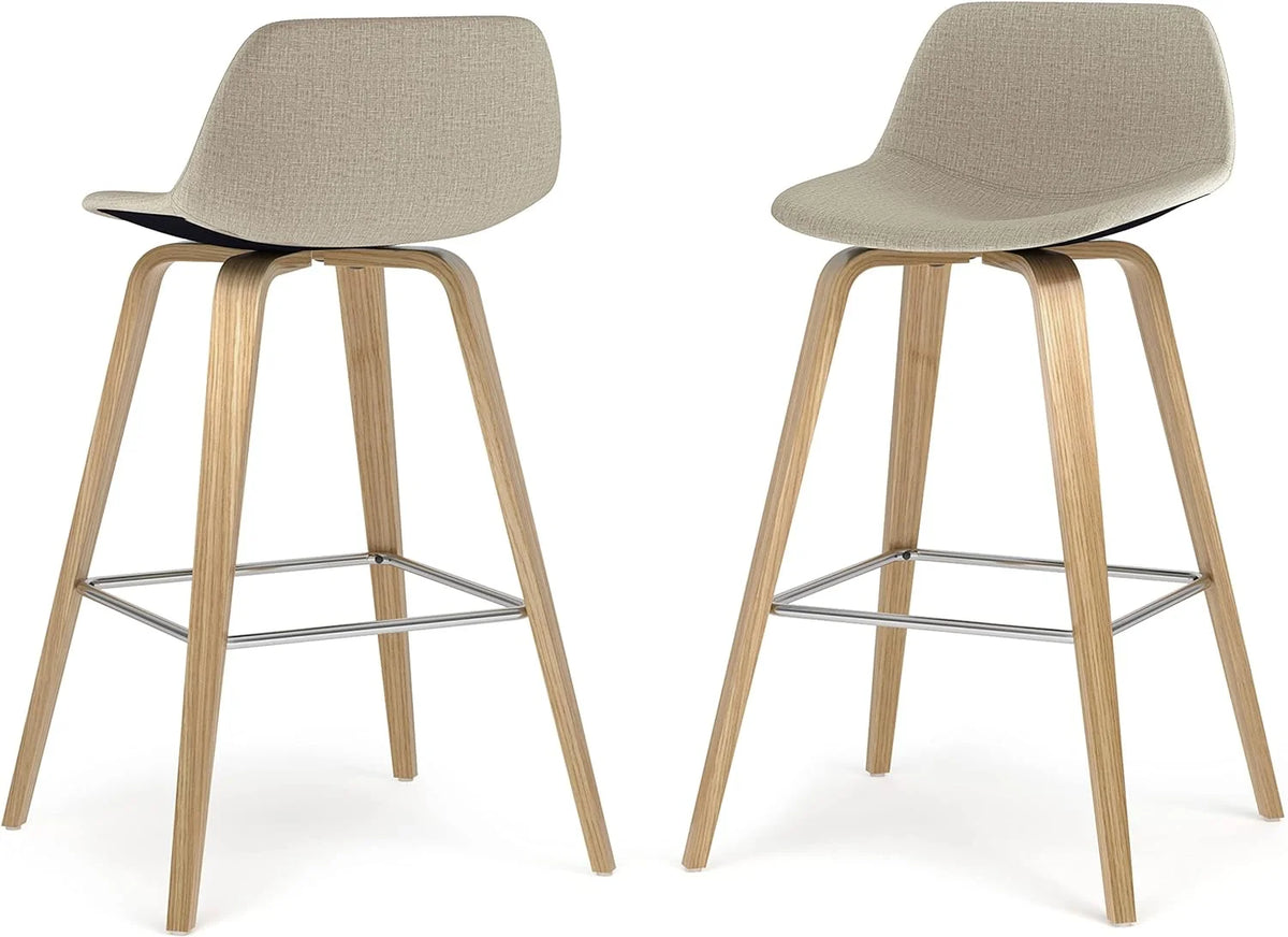 Bentwood Counter Height Stool Set Of 2 Light Wood H286