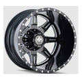 Black Milled Spokes 17x6.5 8x165.1 -140mm 130.18mm T933173