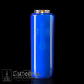 6-Day Glass Offering Candle Blue Case of 12 Y670397