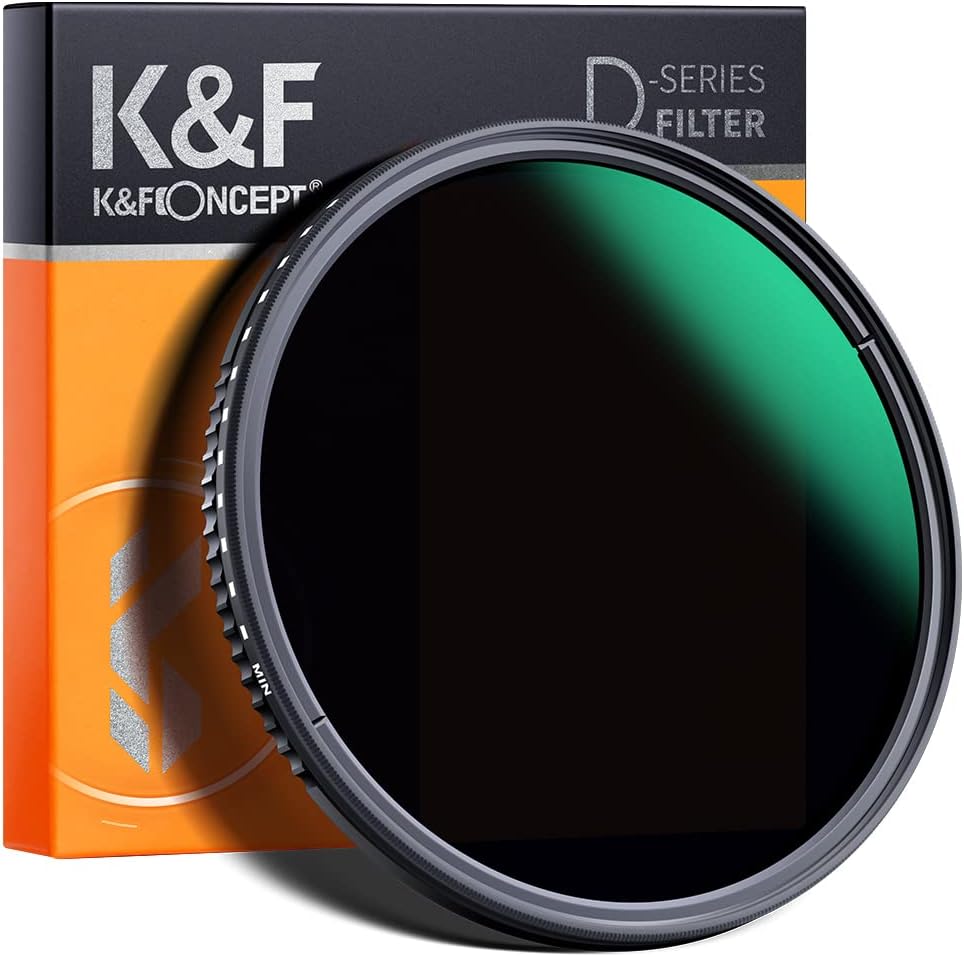 62mm Variable ND3-ND1000 Neutral Density Lens Filter with Multi-Layer Coatings Pack of 2 O3278