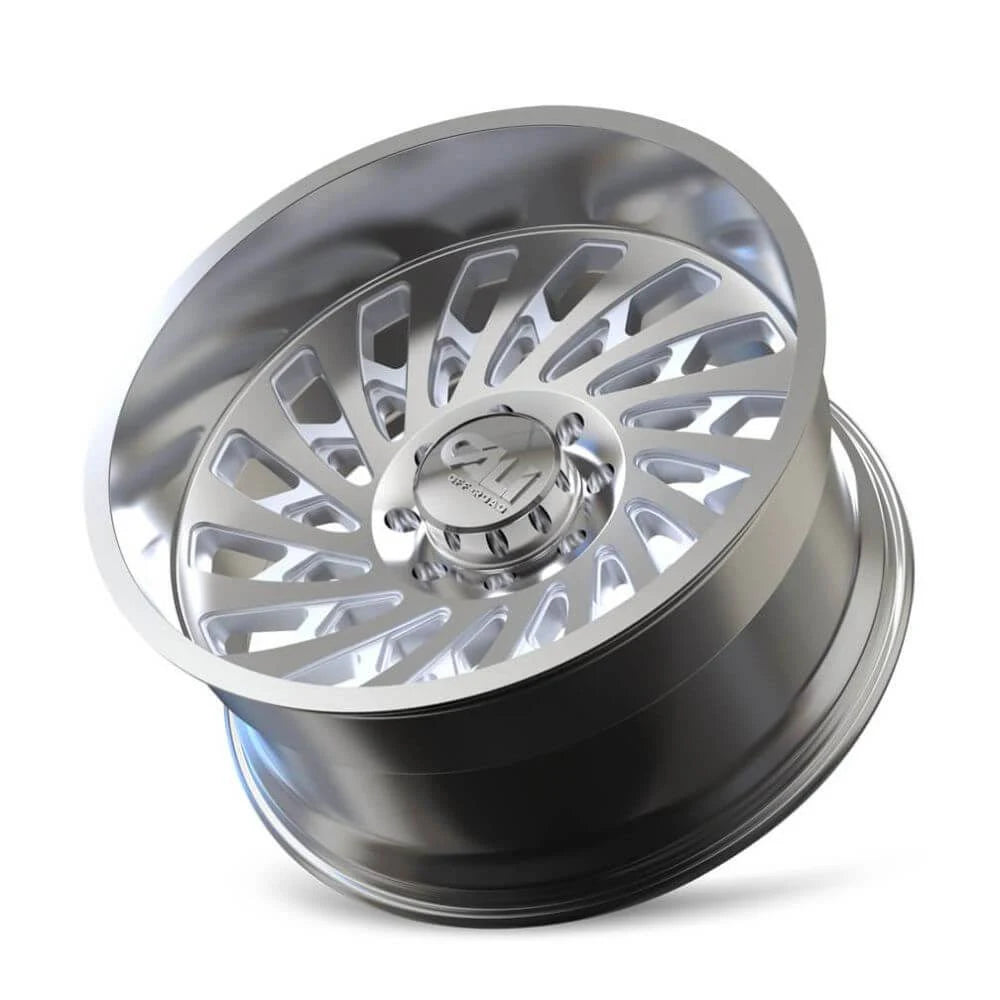 Polished 24x12 6x135 -51mm 87.1mm Wheel Q592