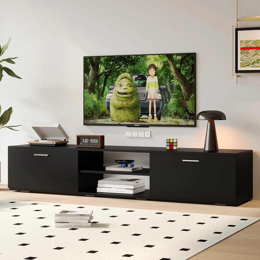 White Modern TV Stand for 55/65/70 Inch TVs I154