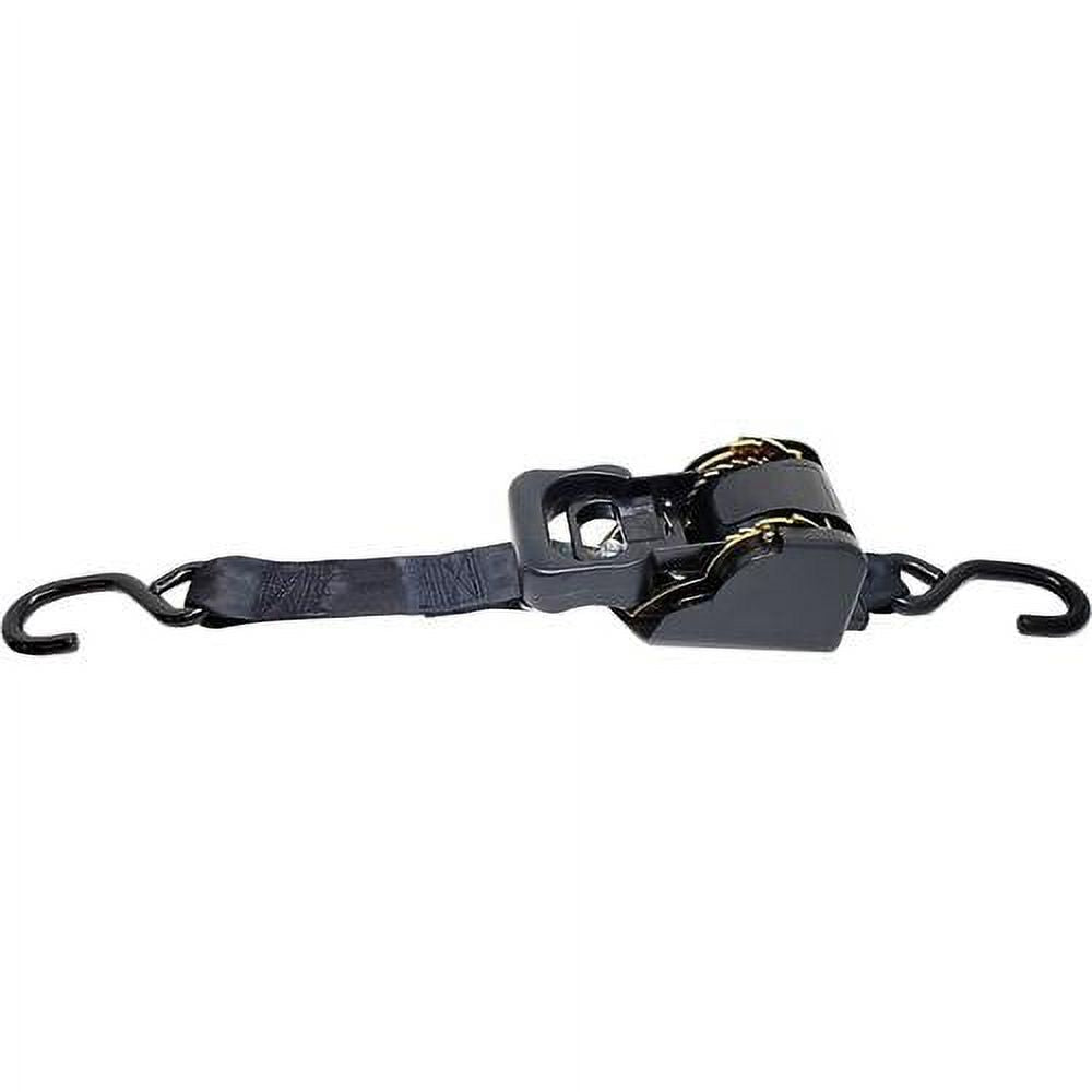 2 Inch X 8.75 Foot Retractable Ratchet Strap with Vinyl Coated S Hook V718