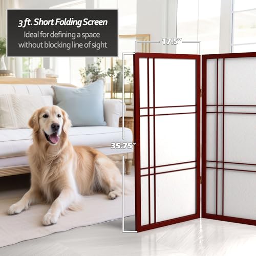 3 Panel White Shoji Screen M1566