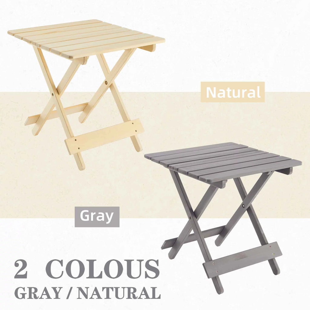 Wooden Folding Side Table Y7629