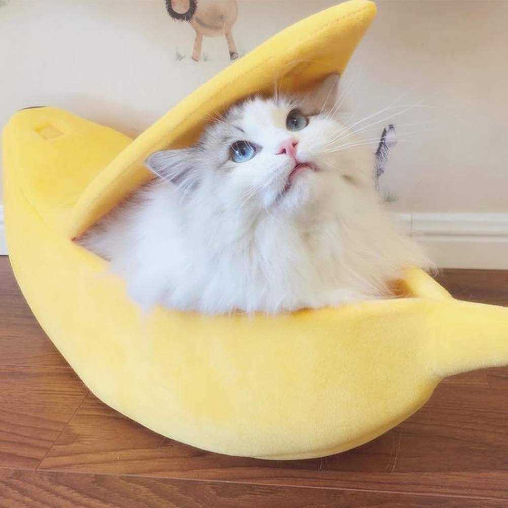 Banana Shape Cat Bed Y880