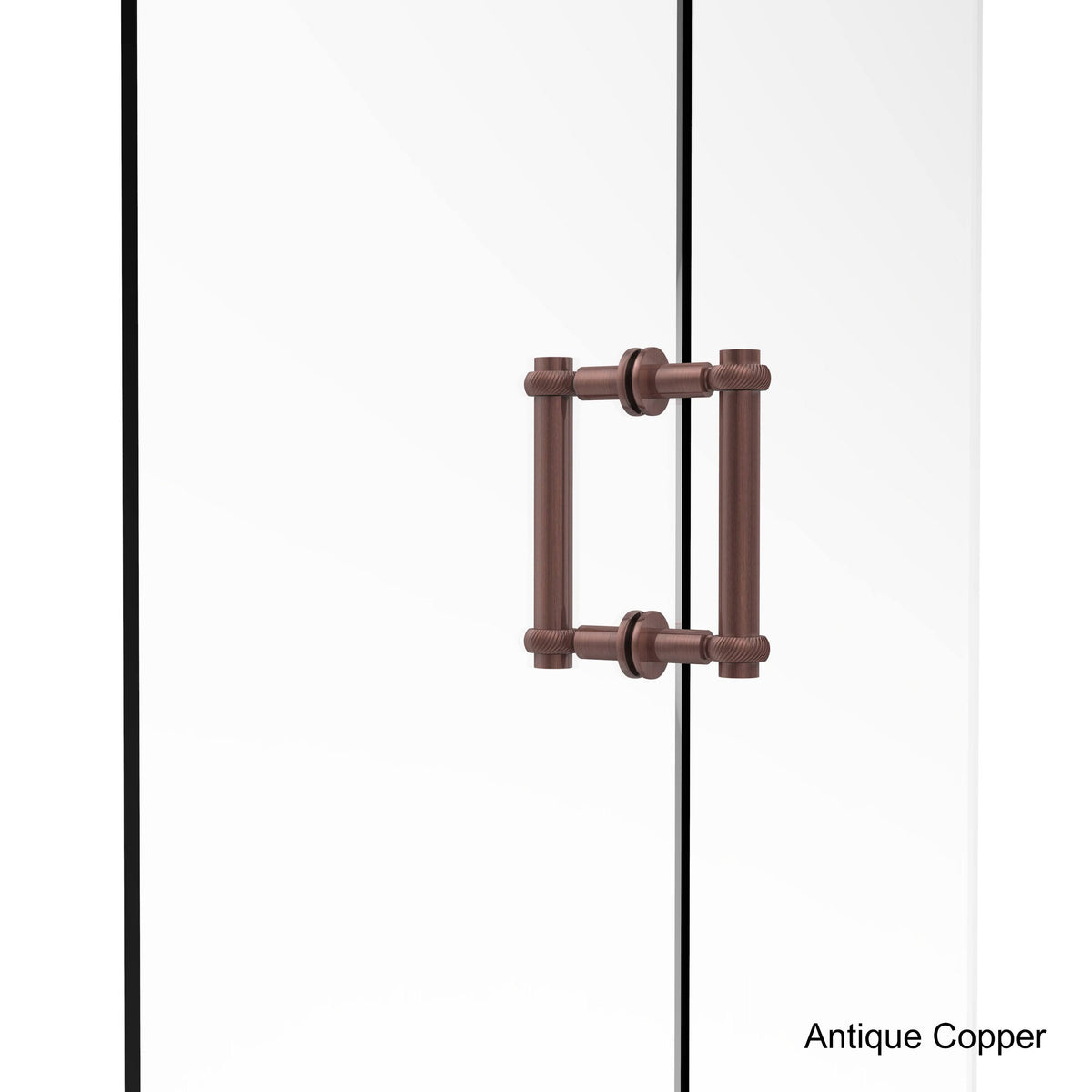 6 in. Antique Copper Shower Door Pull L8410