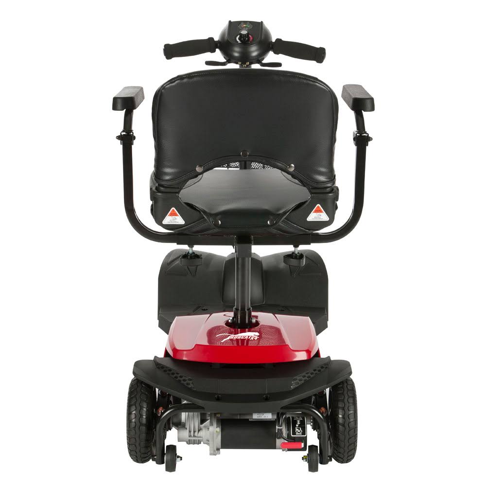 Red 4 Wheel Transportable Power Mobility Scooter V520
