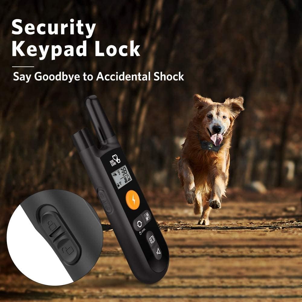 Dog Training Collar with Remote, Beep Vibration Static Modes, Pack of 2 M388316