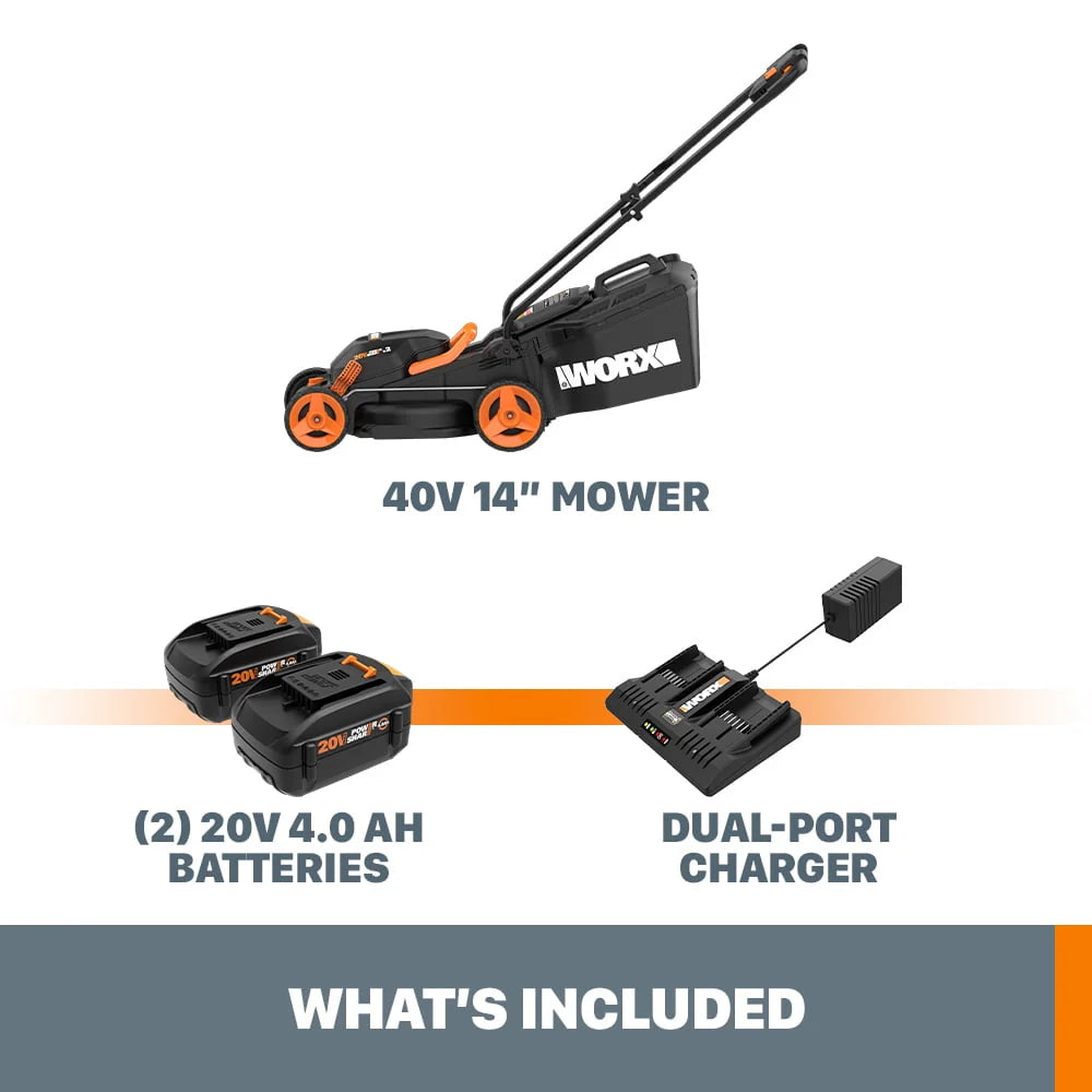40V 14 Cordless Lawn Mower V708185