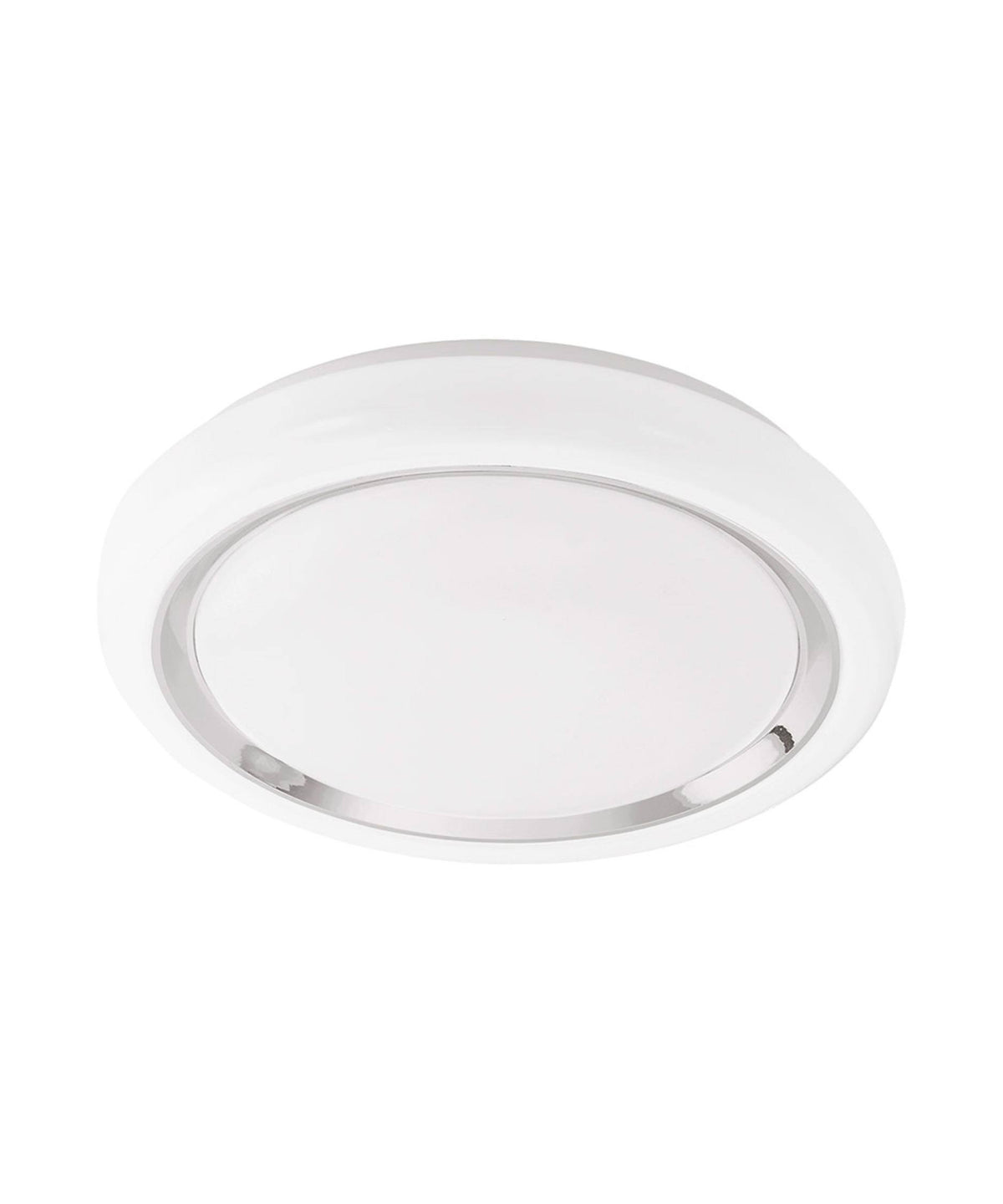 White Chrome LED Flush Mount Ceiling Light R644215