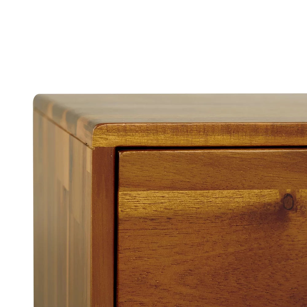 Solid Acacia Wood Nightstand J111666