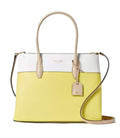 White Yellow Satchel Bag I27748