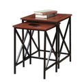 2 Piece Nesting End Table Set in Cherry N9961