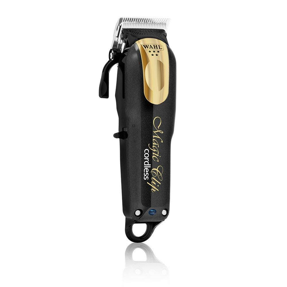 Gold & Black Hair Clipper with 8 Combs Y2911