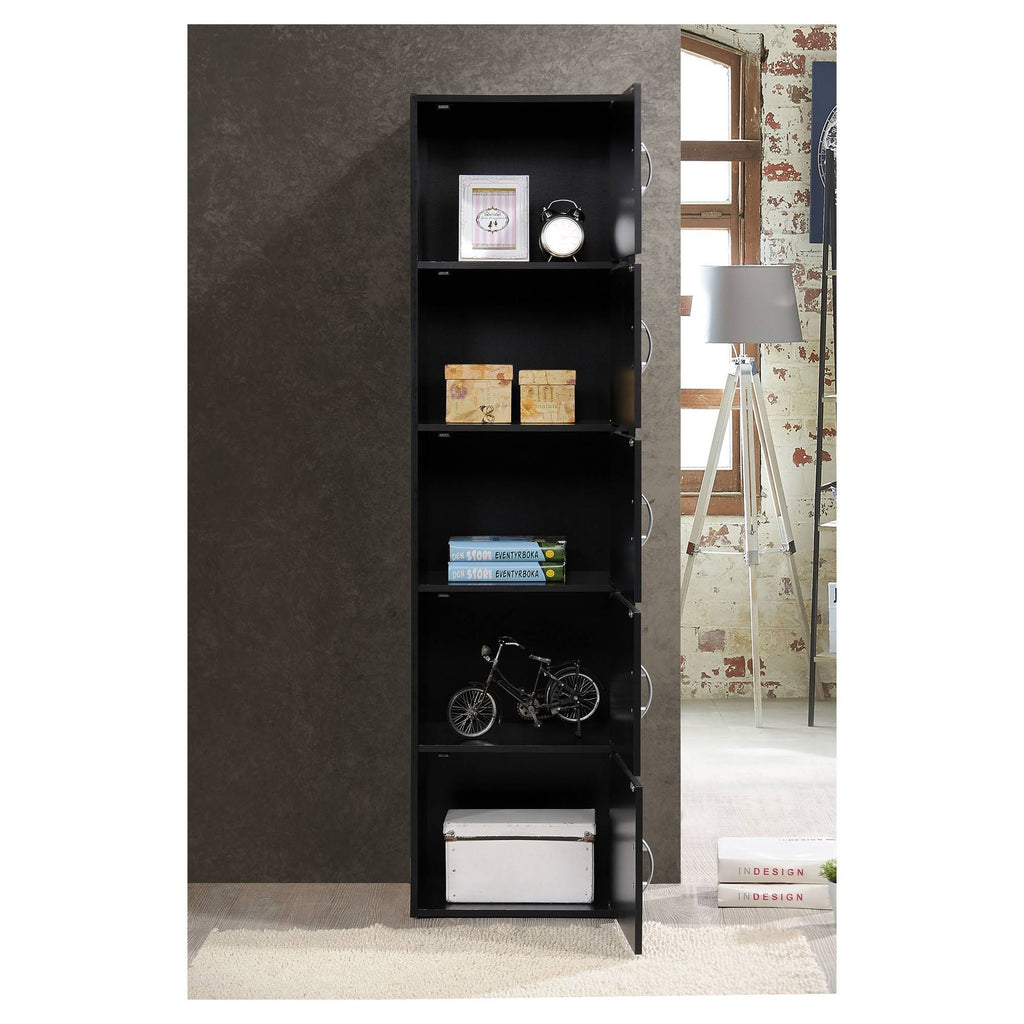 5 Door Black Cabinet S956513