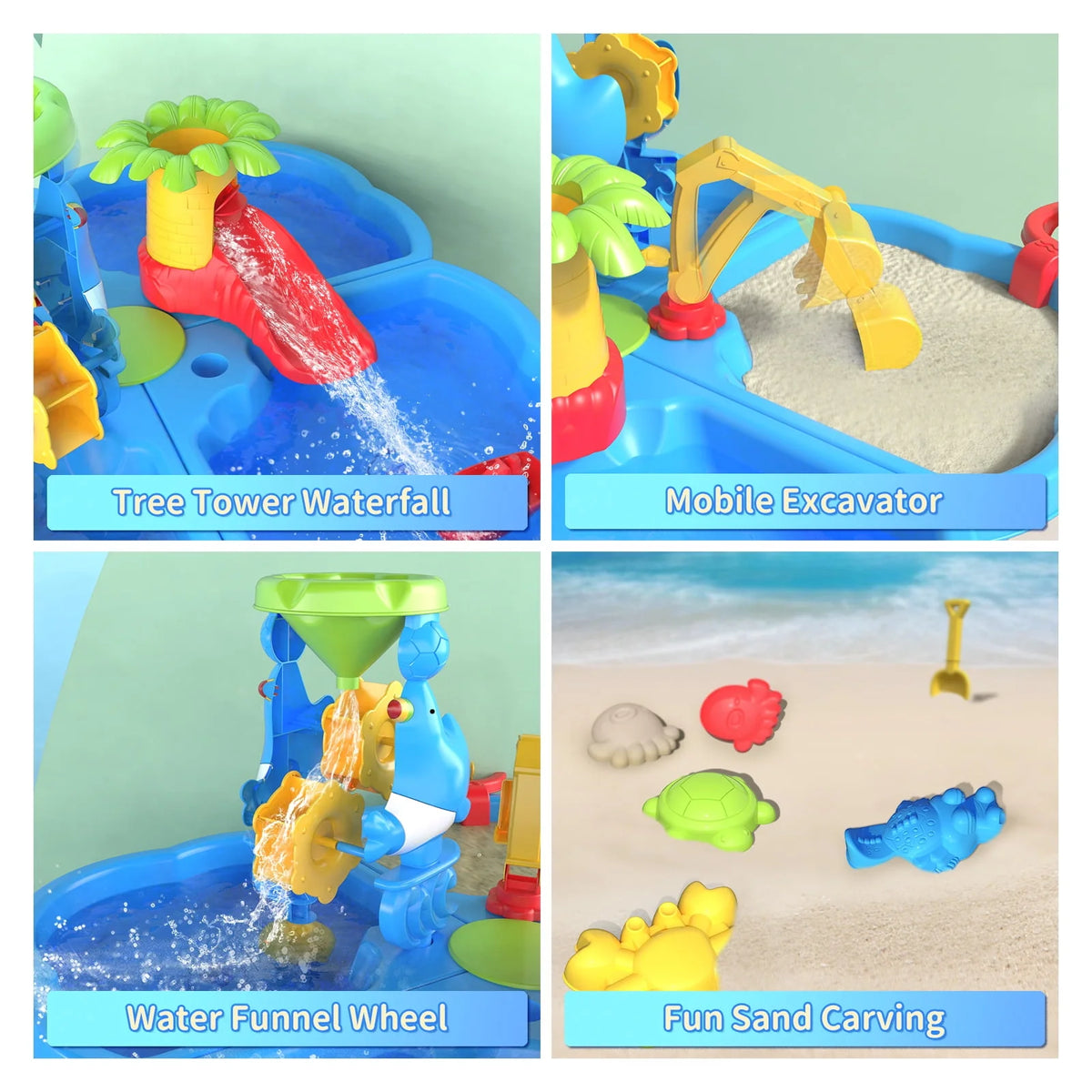 4 in 1 Sand and Water Play Table E191025
