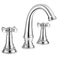 Polished Chrome Widespread Bathroom Faucet with Cross Handles P538799