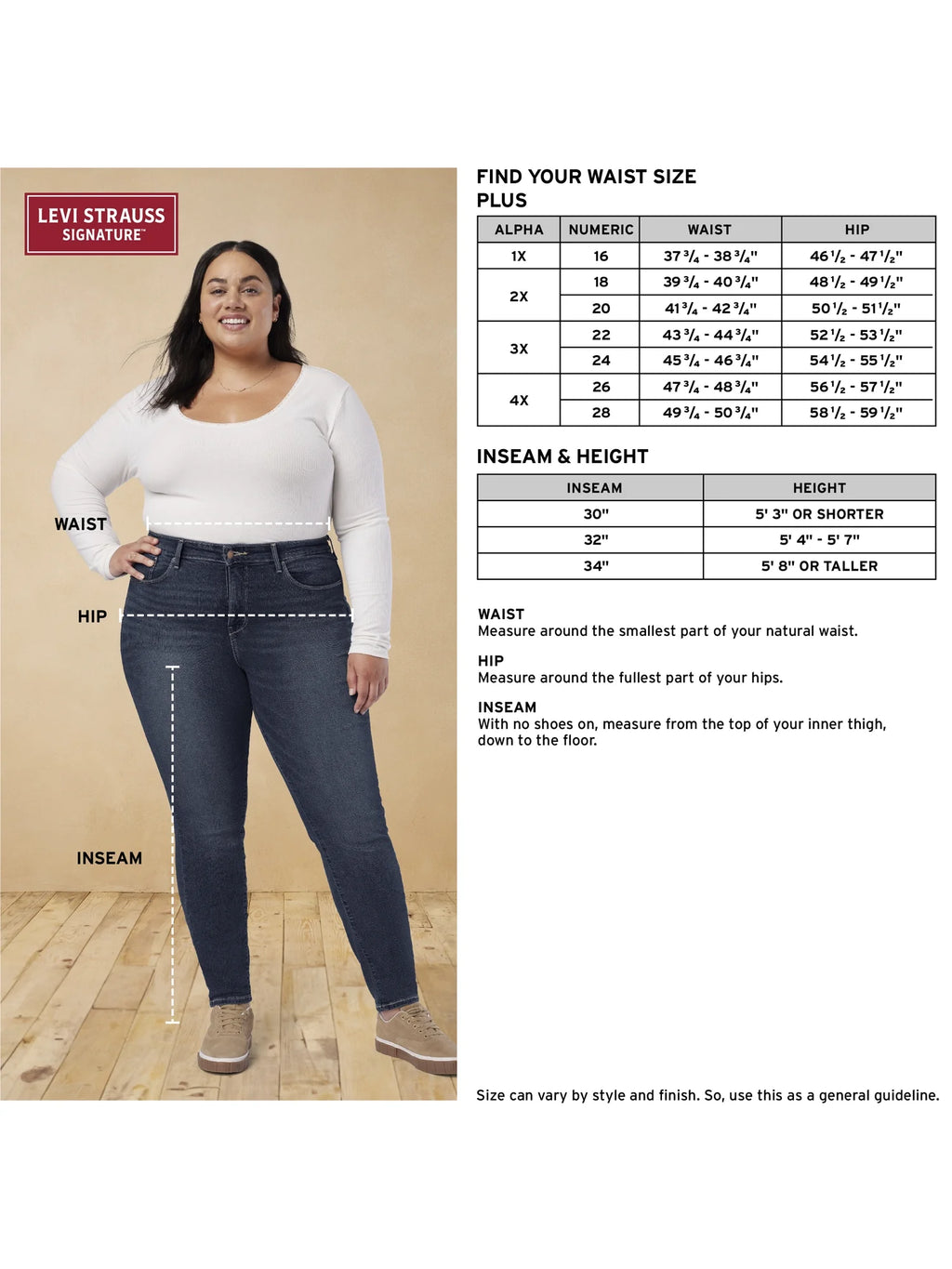 Women's Plus High Rise Skinny Jeans M309341