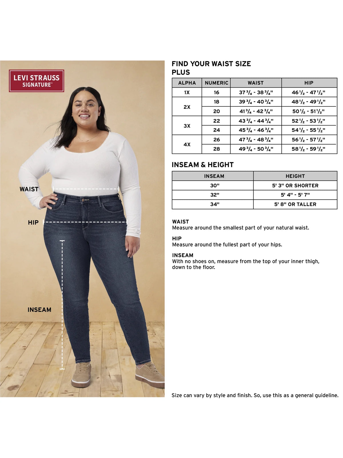 Women's Plus High Rise Skinny Jeans M309341