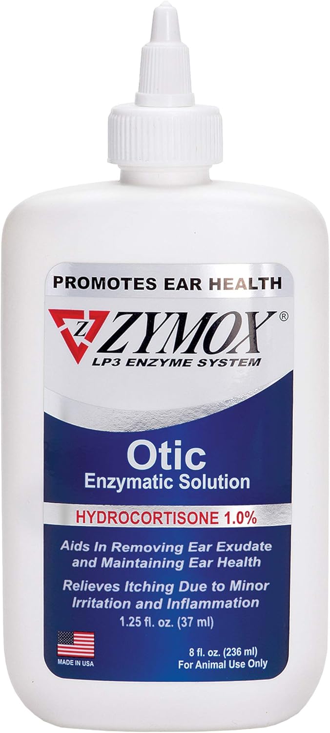 1% Hydrocortisone Enzymatic Ear Solution for Dogs and Cats, 8oz V5238