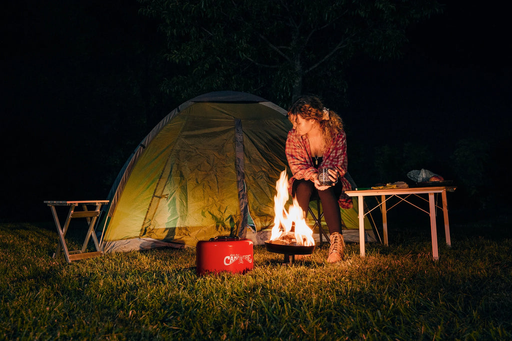 Big Red Campfire with 10-Foot Propane Hose X342