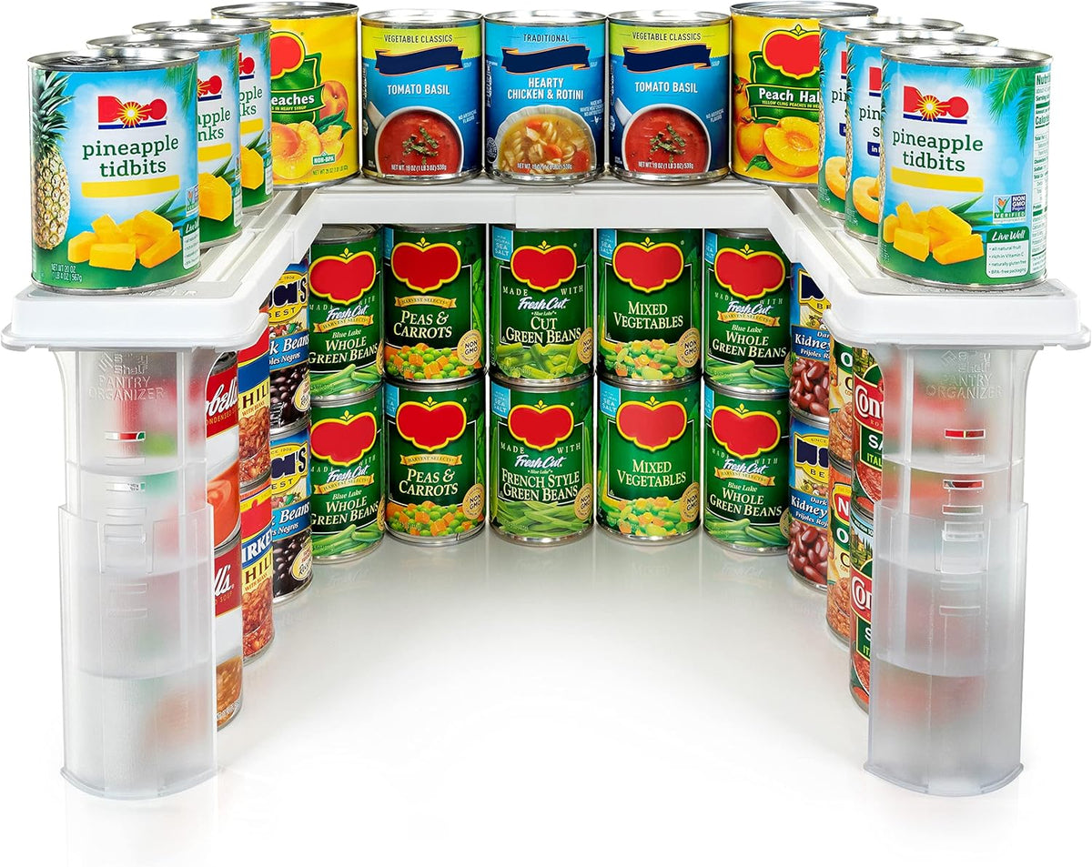 Adjustable Pantry Spice Rack & Can Storage Organizer W141770
