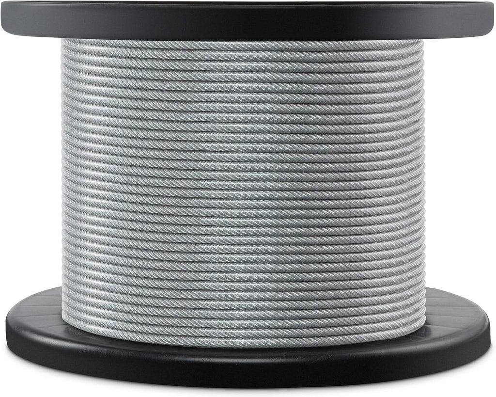 7x7 PVC Coated Galvanized Steel Aircraft Cable J1595