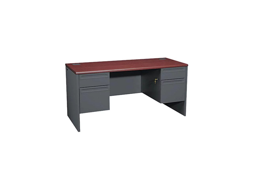 Mahogany Charcoal Kneespace Credenza L162720