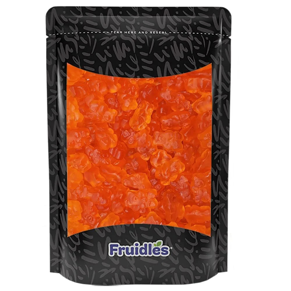 Orange Gummi Bears Candy 2 Pound Bag G4296