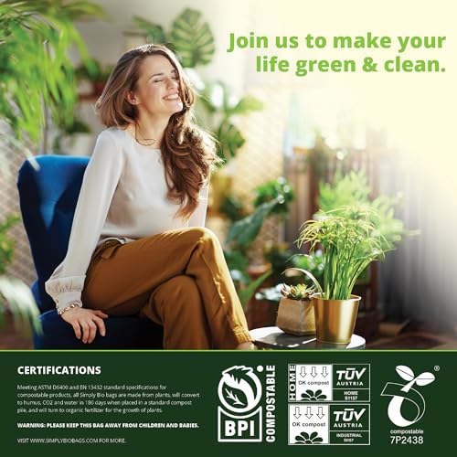 13 Gallon Compostable Trash Bags P2352