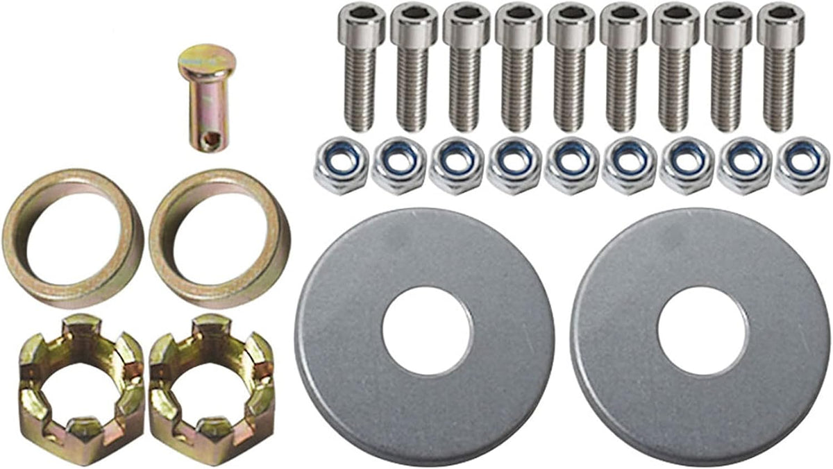 Go Kart Rear Axle Kit with Brake Hub Disc Rotor and Chain Sprocket O695763
