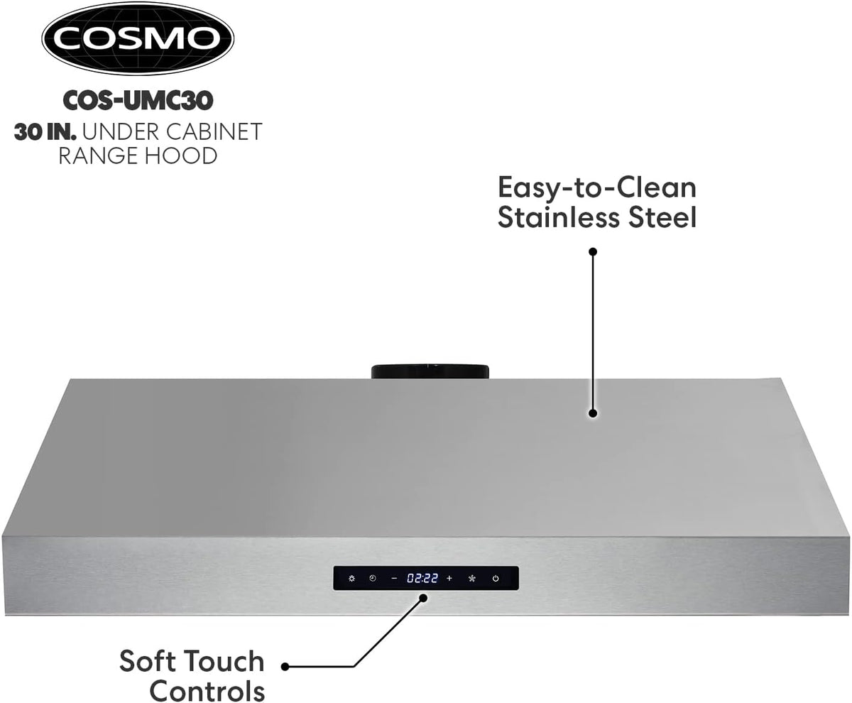30 inch Stainless Steel Under Cabinet Range Hood M62755